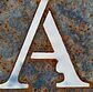 letter a, a, design